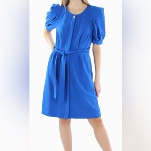 Calvin Klein - Fit and flare puff sleeved dress - Size 10